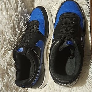 Nike Air Court Vision Low Mens Size 11.5 Black Blue Running Shoes DM8681-001